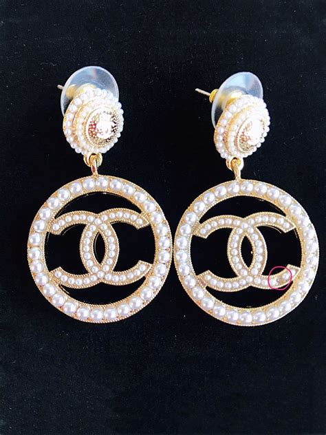 chanel earrings real real|genuine Chanel earrings.